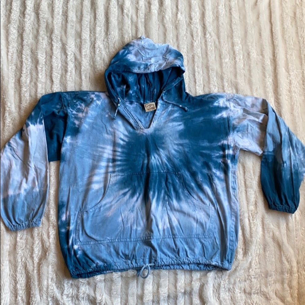 Tie dye sweatshirt hoodie light sweater hooded